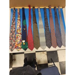 Designer Mens Neckties Lot 10 Silk Neck Ties Dress‎ Tie Job Lot Assorted